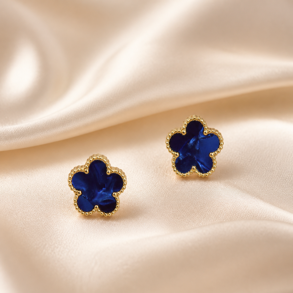 Boucles d'oreilles Lymia Blue