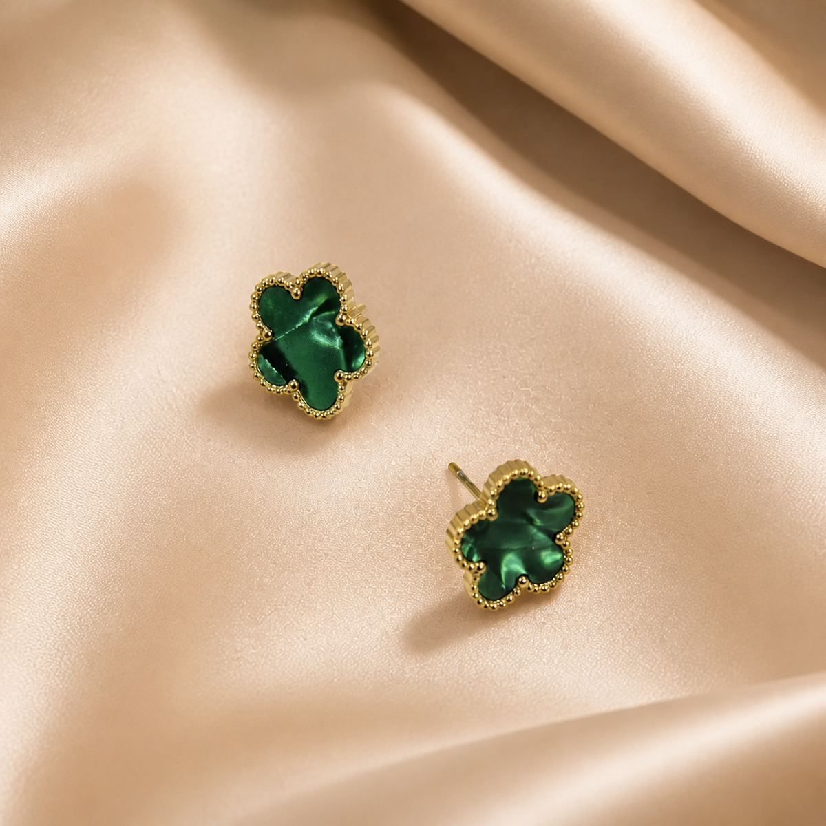 Boucles d'oreilles Lymia Vert
