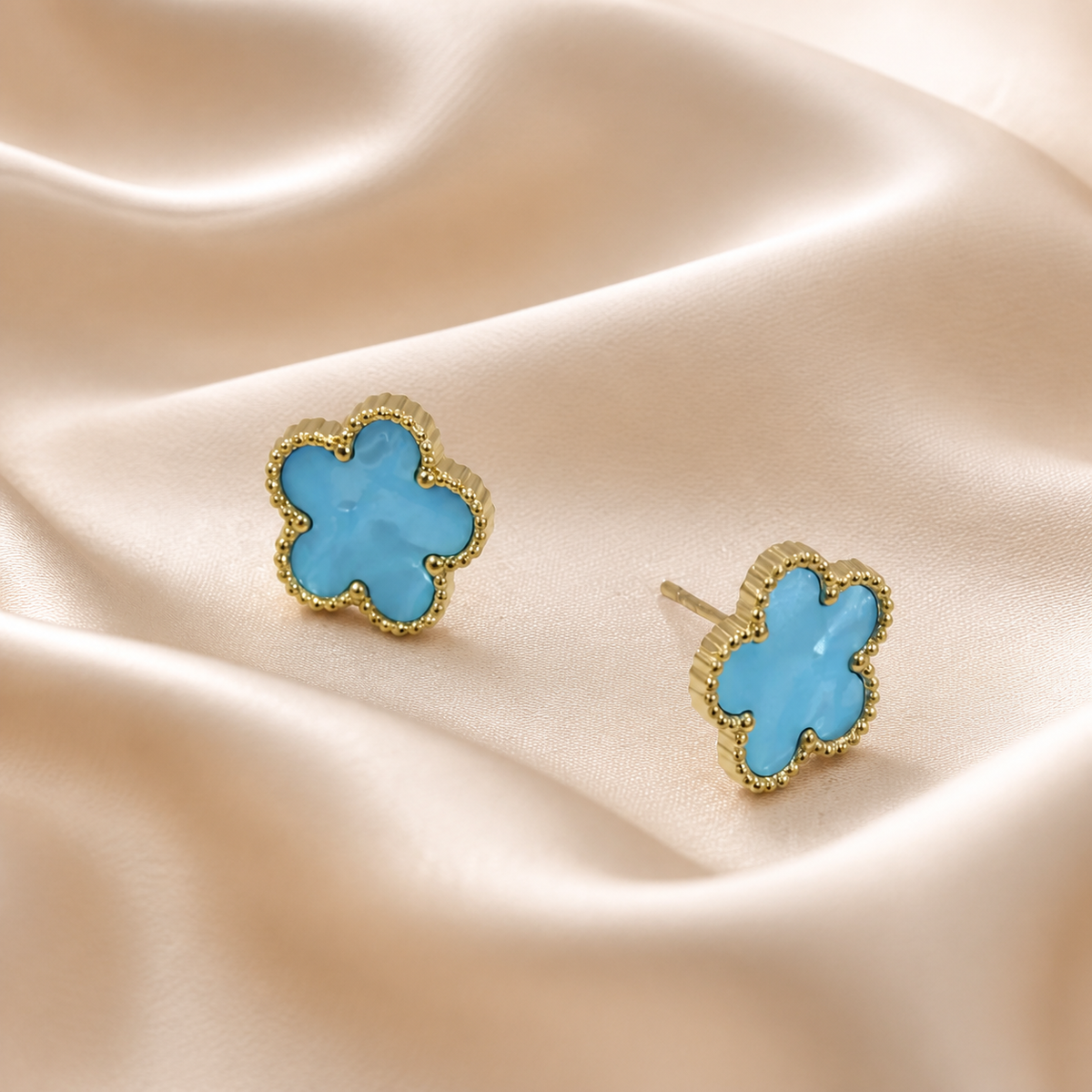 Boucles d'oreilles Lymia Turquoise