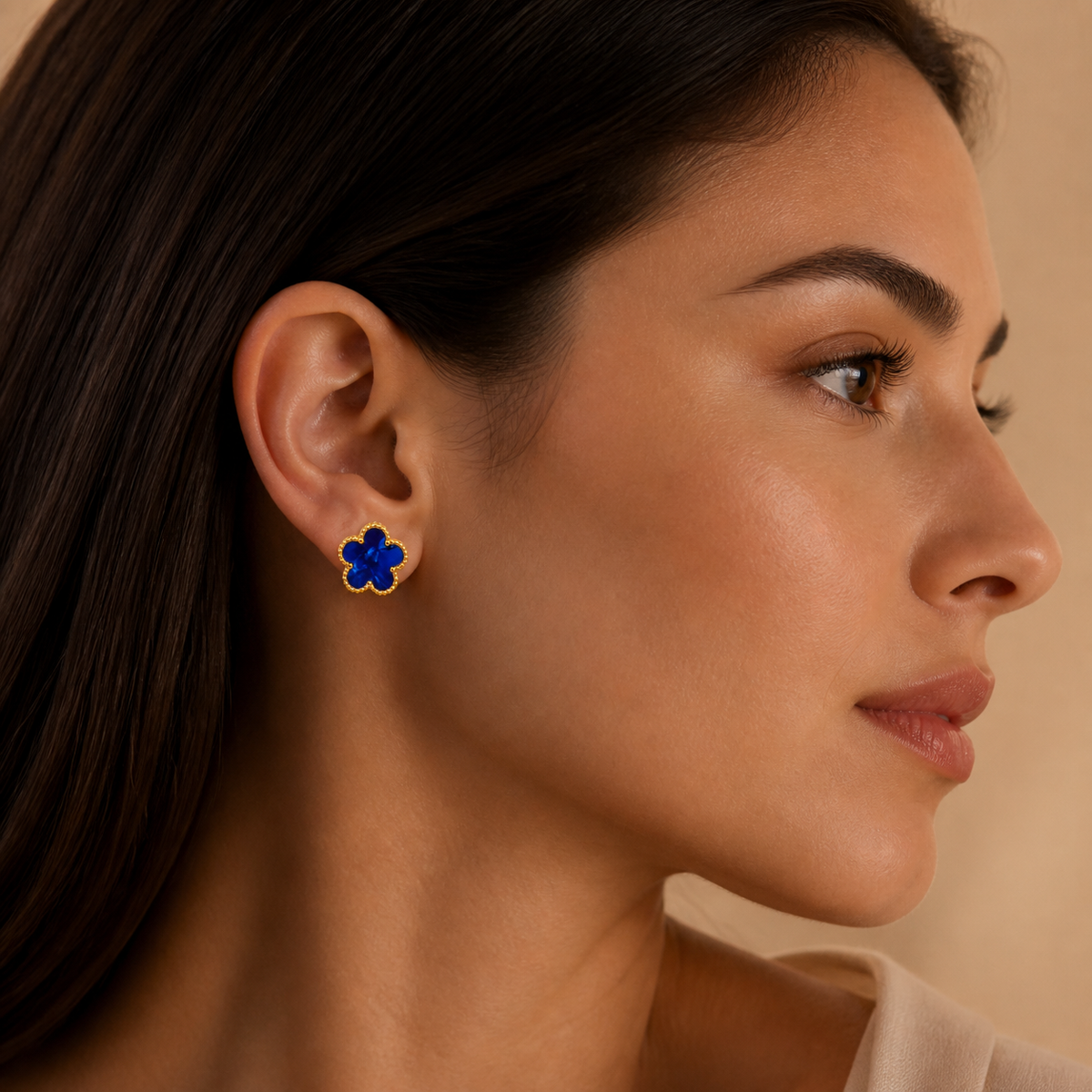 Boucles d'oreilles Lymia Blue